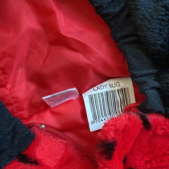 Plush Lady bug costume size 12-24 months - Picture 3 of 4